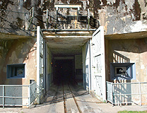Entrance to Simserhof Fortress at Bitche photo