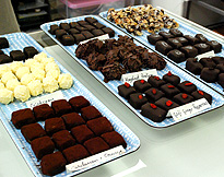 Chocolate Truffels Candy Trays photo
