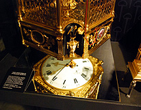 Gilded Cage Clock La Chaux de Fonds Museum photo