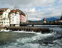 Water Spike Lucerne River Ruess