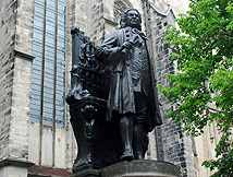Bach Statue in Leipzig
