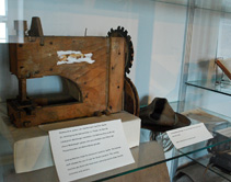 Wooden Sewing Machine at Colditz Prisoner Museum
