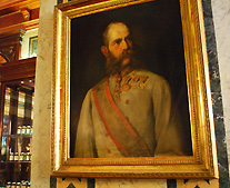 Franz Joseph Portrai at Demel Vienna