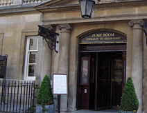 Entrance to Roman Bath Pumb House Restaurant