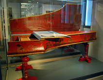 Red Piano Forte Grassi Museum