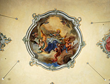 Ceiling Fresco St John of Nepomuk Bregenz