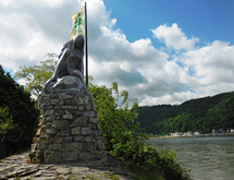 Lorelei Statue Rhine River