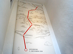 Martin Luthers Route to Augsburg