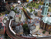 Miniature Hamburg Train Model