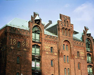 Hamburg Harbor Speicherstadt historic warehouses photo