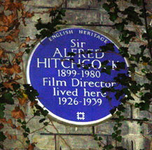 Hitchcock Historic Plaque London Kensington photo