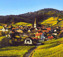 beautiful historic villages of Alsace wine road photo