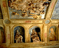 Italian Renaissance Castle Cieling Fresco photo