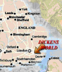 Dickens World Family Attraction Kent Map