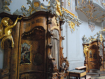 Confessionals at Ettal Abbey