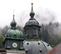 Bavaria Monastery Ettal Abbey Alps photo