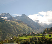 Swiss Mountain View of Oberalp photo