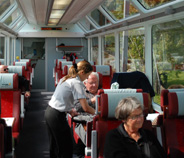 Seated Meal Service on Glacier Express photo