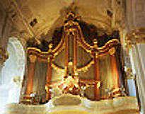 Baroque Church Interior Pipe Organ Hamburg Michelskirche photo