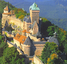 Chateau Haut Koenigsbourg Alsacian Forest photo
