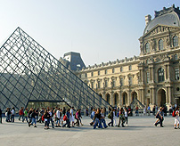 Louvre Art Museum Paris Palace Entrance photo