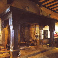 Medieval Castle Fireplace photo