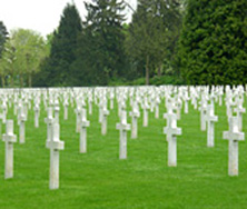 Marne Battle Cemetery Markers