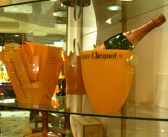 Monaco shopping mall champagne photo
