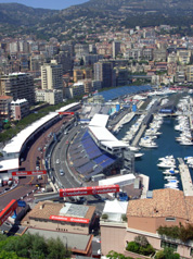 Monaco Grand Prix grandstands photo