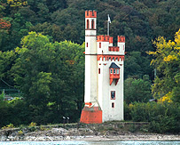 Mouse Tower on Rhine photo