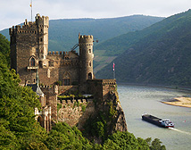 Rheinstein Castle watch on the Rhine River