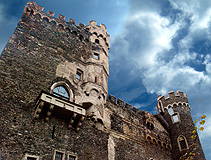 Burg Rheinstein Tower Stormy photo