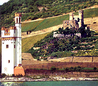 Mouse Turm and Ehrenfels Rhine River photo