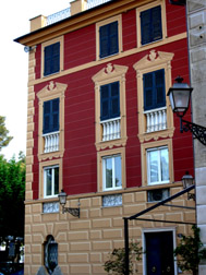 Sestri Levante Italian Riviera sea coast architecture photo