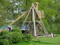Trebuchet Catapault at Warwick Castle photo