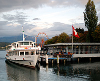 Boat Pier Bahnhofquai Lucerne photo