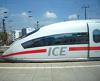 Germany ICE Fst Train Engine Mainz Station photo