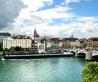 Rhine River Basel photo