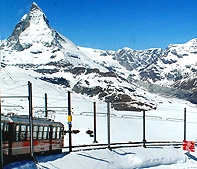 Swiss Mountain TrainMatterhorn photo