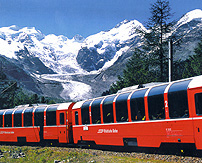 Bernina Scenic Train photo