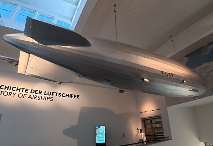 Hindenburg Scale Model suspended