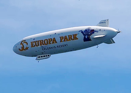 Zeppelin over Lake Constance