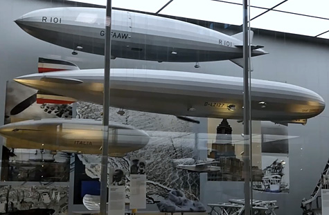 Zeppelin Museum Friedrichshafen Dirigible Models