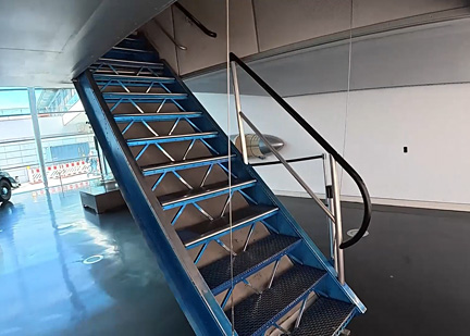 Zeppelin Museum Hindenburg Stairs