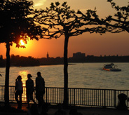 Duesseldorf at Sunset photo