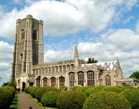 Parish Church Lavenham built by John DeVere photo