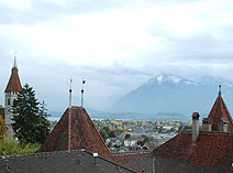 Lake Thun Veiw from Thun Castle photo