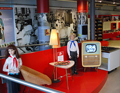 GDR era room Halloren Chocolate Museum