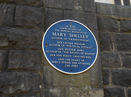 Mary Shelley Burial Marker