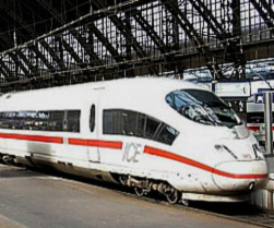 ICE Train Berlin to Hamburg photo